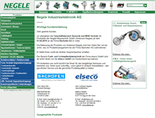 Tablet Screenshot of negele.ch